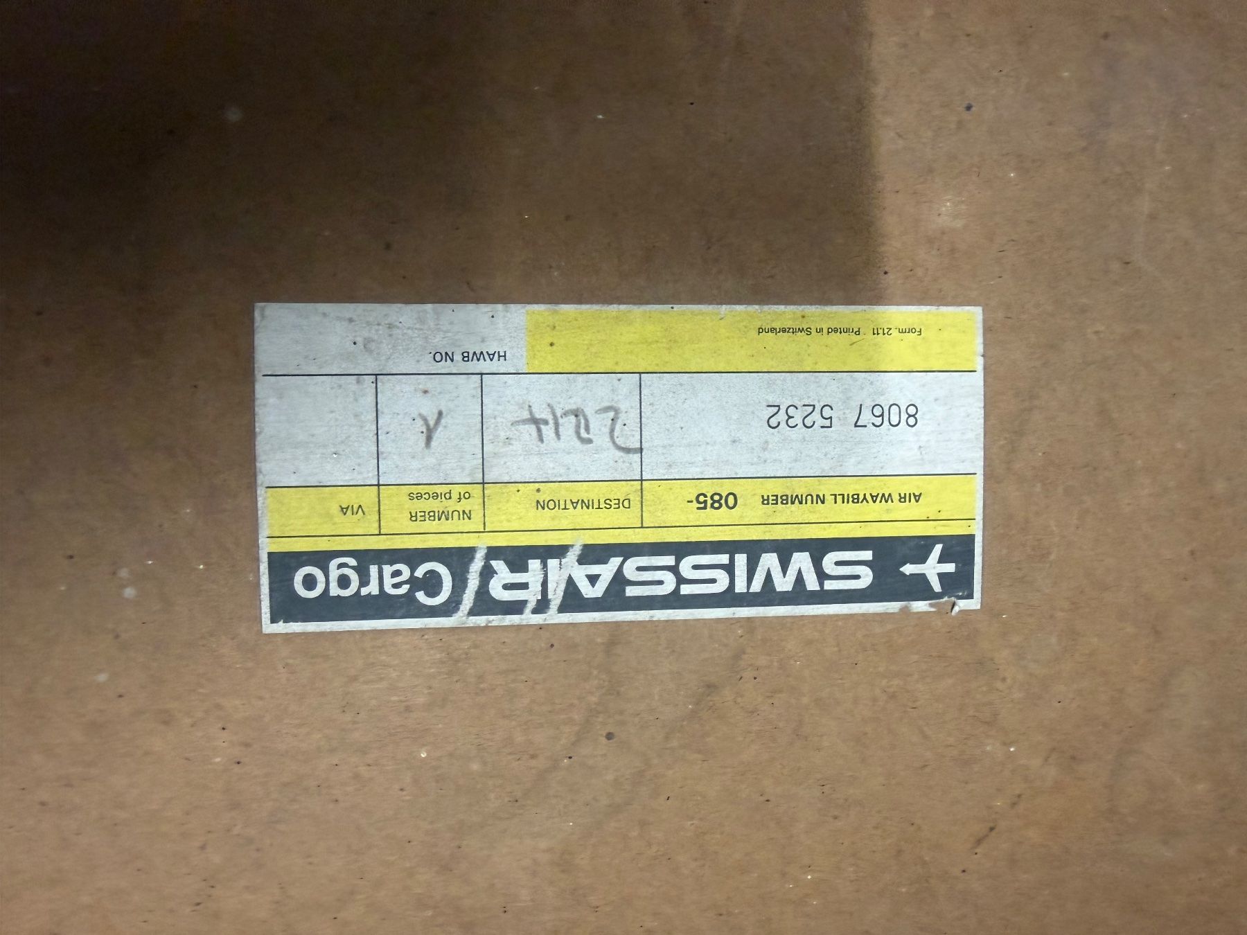 Casse di trasporto: Swissair Transport Box original – Usato da Burgdorf venduto da lea_99hp 1