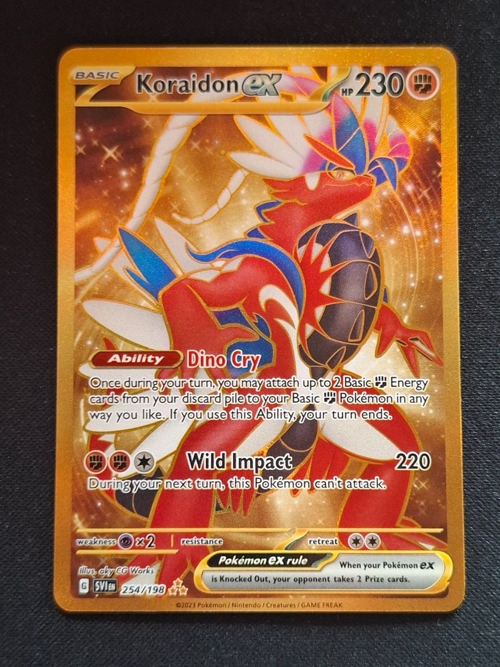 Pokémon Carte collezionabili: Pokemon Koraidon EX 254/198 SVI – Nuovo (secondo la descrizione) da Gammen venduto da Karbax