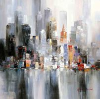 New York Manhattan Skyline im Winter II