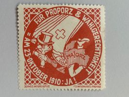 1910 Schweiz für Proporz und Wahlgerechtigkeit