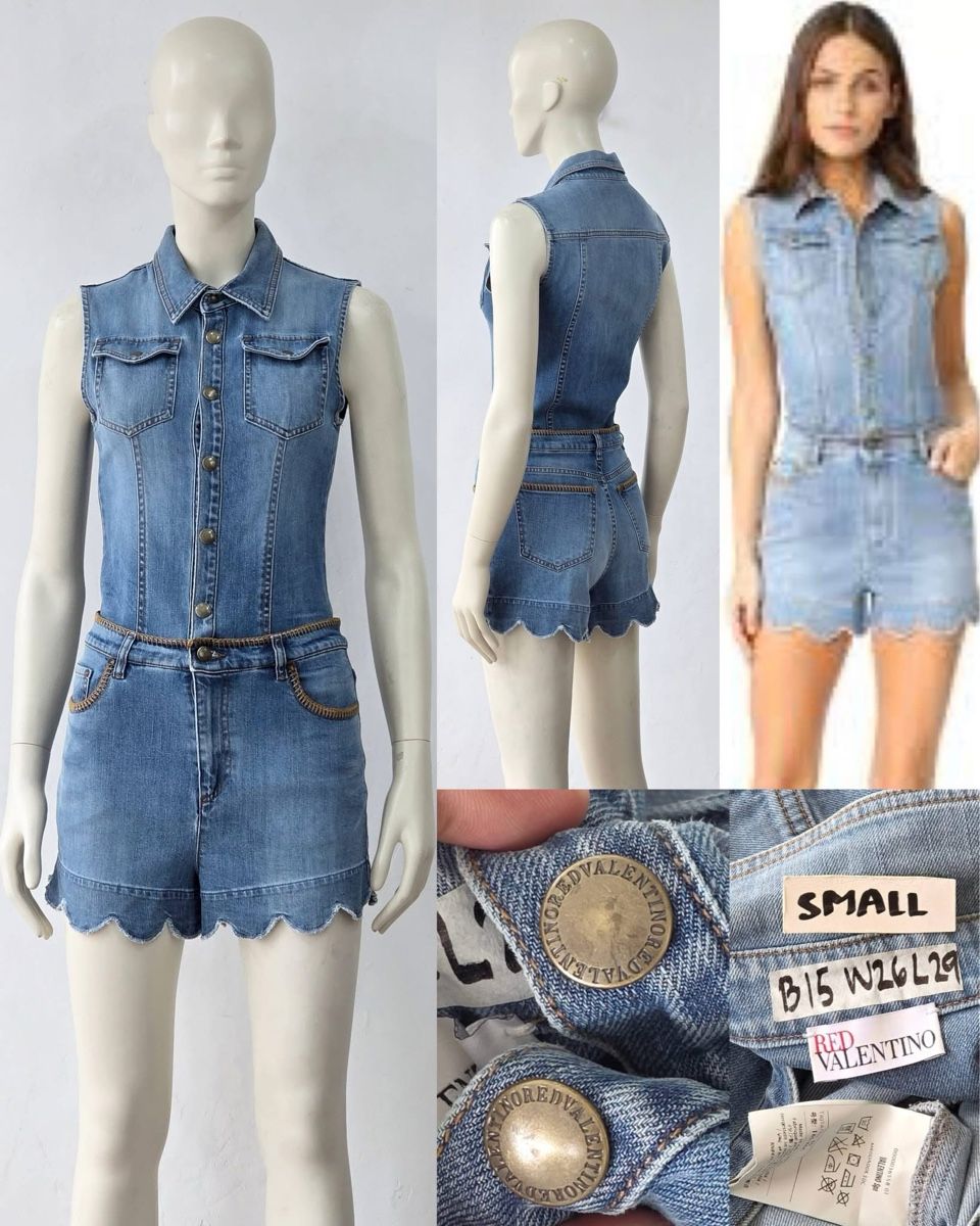 Valentino Jumpsuits: Valentino Denim Playsuit  – Gebraucht aus St.Josefen von lop_lh8d