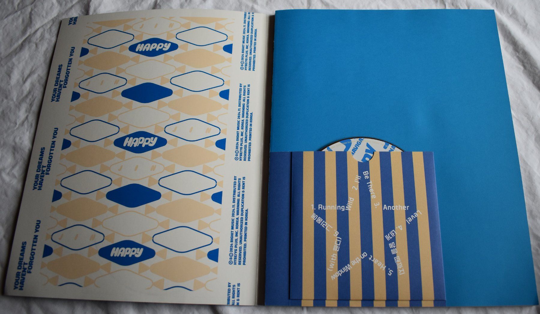 Alben: JIN ALBUM HAPPY – Gebraucht aus Luthern von Babyorange1 2