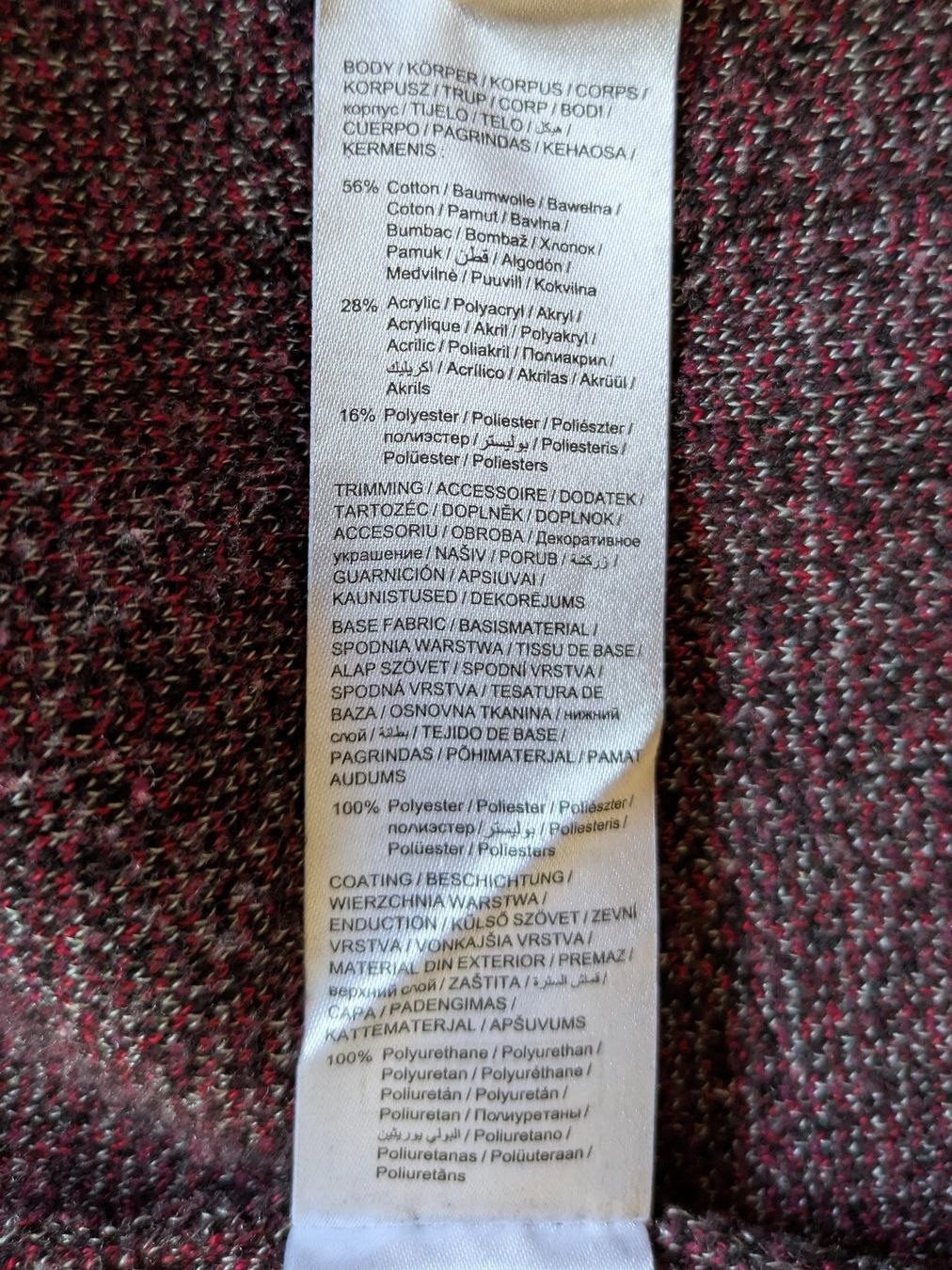Giacche: Gilet long bordeaux/noir - M – Nuovo (secondo la descrizione) da Orsieres venduto da IndianaJones50a 7