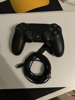 PlayStation 4 Controller Sony schwarz mit USB Kabel