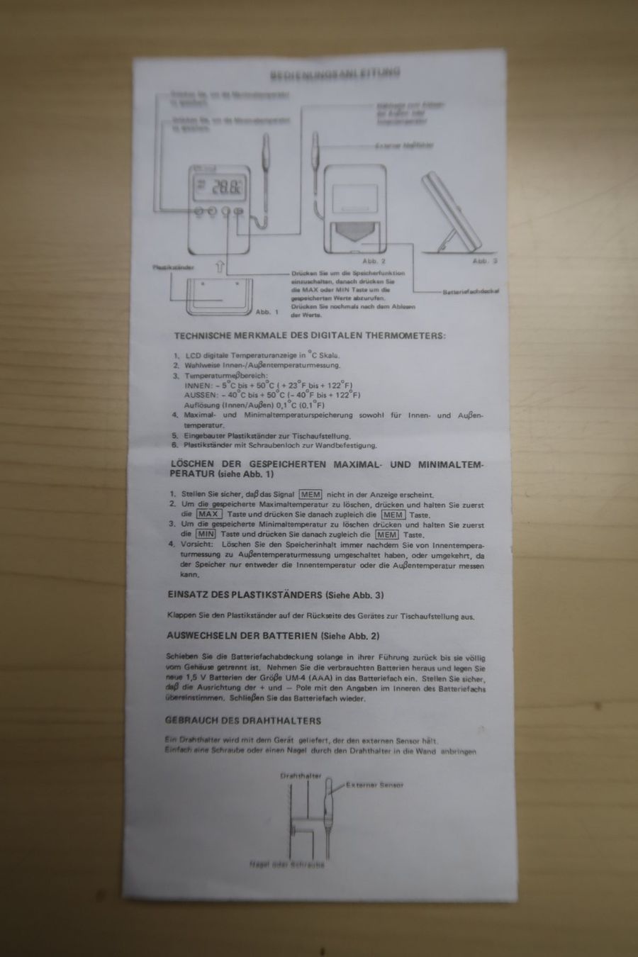 Autres articles pour la maison: Digital-Thermometer – D'occasion à Oberwil BL par verramscher 2