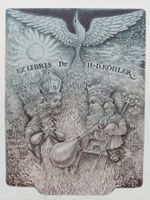 Exlibris Peter Kocak - Original Radierung signiert