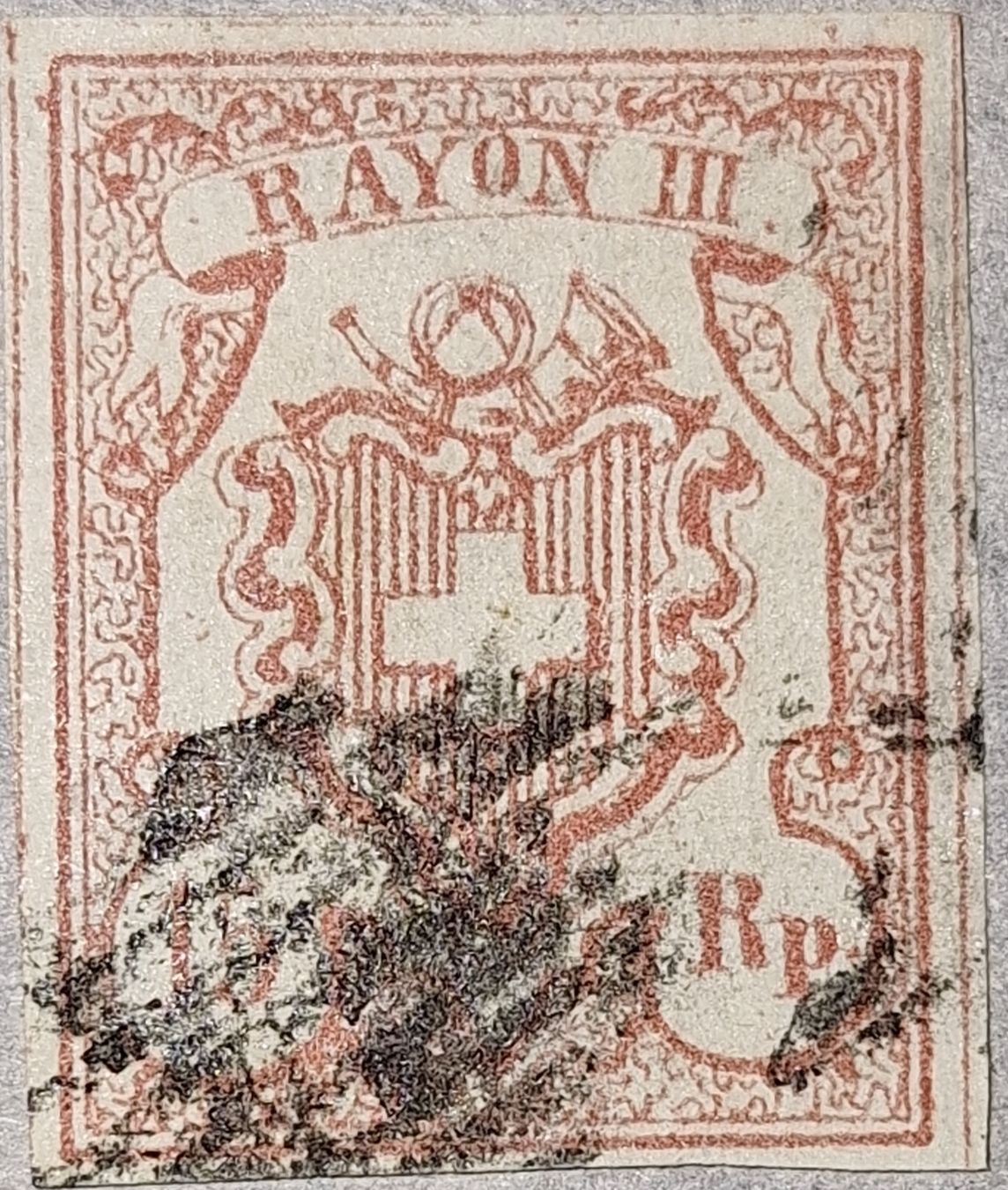 Tutti i francobolli: Rayon 20 Typ 1 UR - II Kat. 200.- – Usato da Balgach venduto da SIMEON27