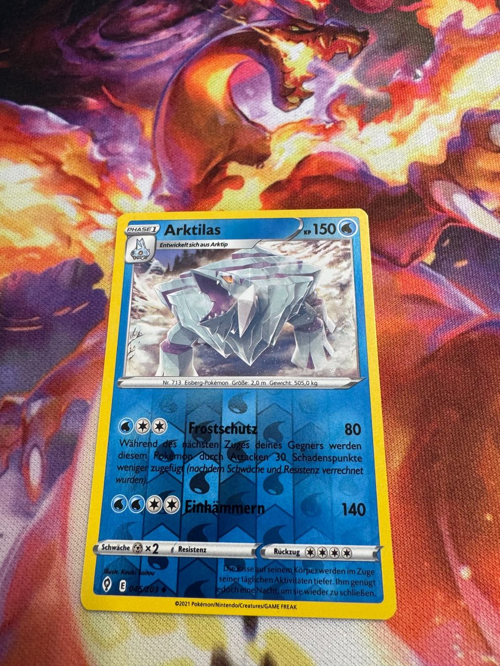 Pokémon Sammelbilder & Trading cards: Arktilas (EVS 045) / Reverse Holo / Drachenwandel – Neu (gemäss Beschreibung) aus Bülach von CherryBlu