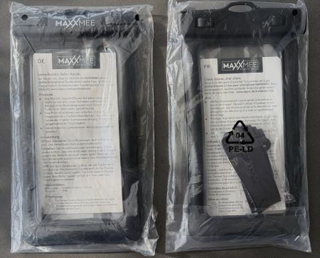 2 x MAXXMEE Smartphone-Tasche Pochette wasserdicht NEU