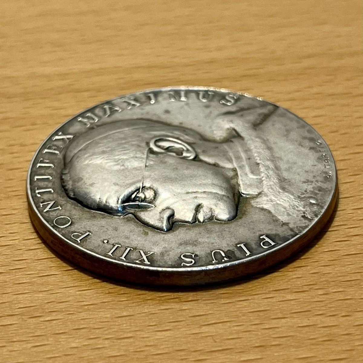 Medaglie: Médaille Pius XII Pontifex Maximus 1950 – Usato da Vuisternens-devant-Romont venduto da ribouldog 6