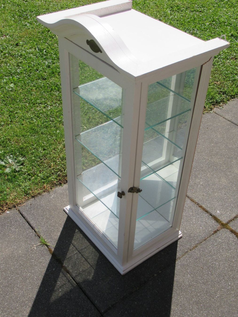 Maisons du monde Vetrine: Vintage Glasvitrine Display weiss – Usato da Trimbach venduto da donlyn 1