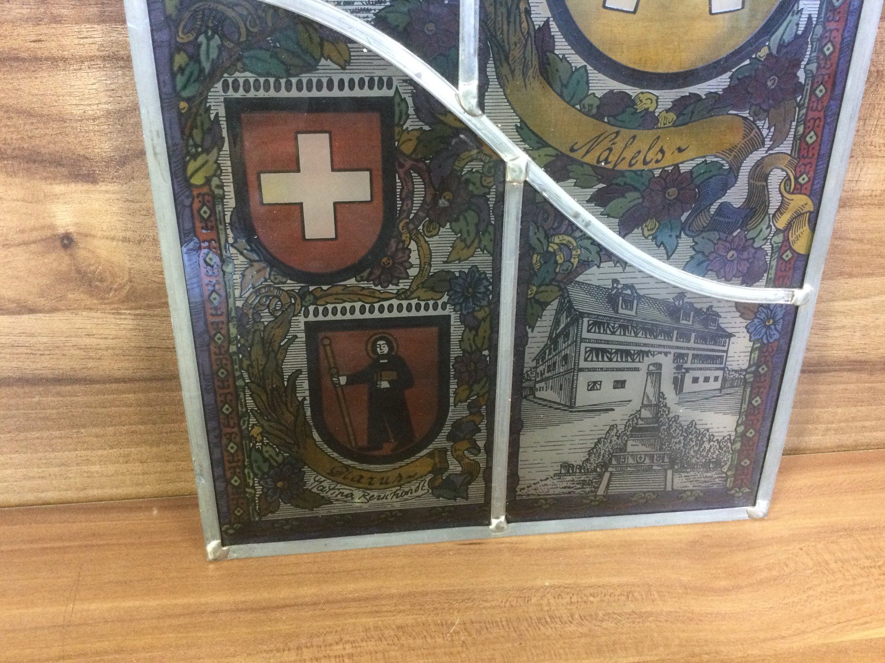 Altro in Antiquarato & Arte: Gebrauchte Wappenscheibe Näfels Kirche Kanton Glarus – Usato da Wangen SZ venduto da kuriosum12 2