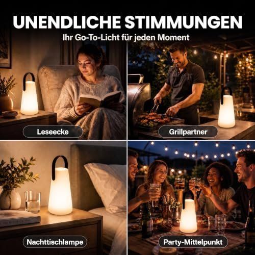 Lampade: Akku Tischlampe RGB – Nuovo e nell'imballaggio originale da Hundwil venduto da Stallone5 4