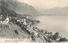 Montreux (VD) – Panoramablick auf die Dent du Midi