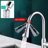 Aufsatz Schwenkbarer Wasserhahn  360° Drehbarer Sprühkopf