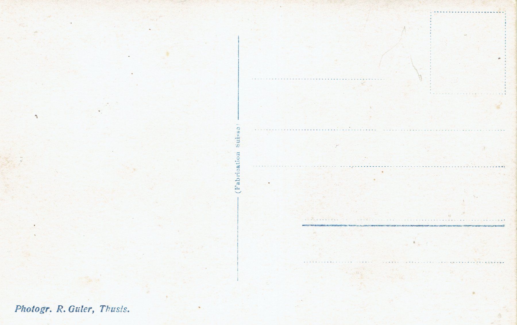 Ansichtskarten: Avers-Cresta GR, um 1935 – Gebraucht aus Otelfingen von Schmitte9 1