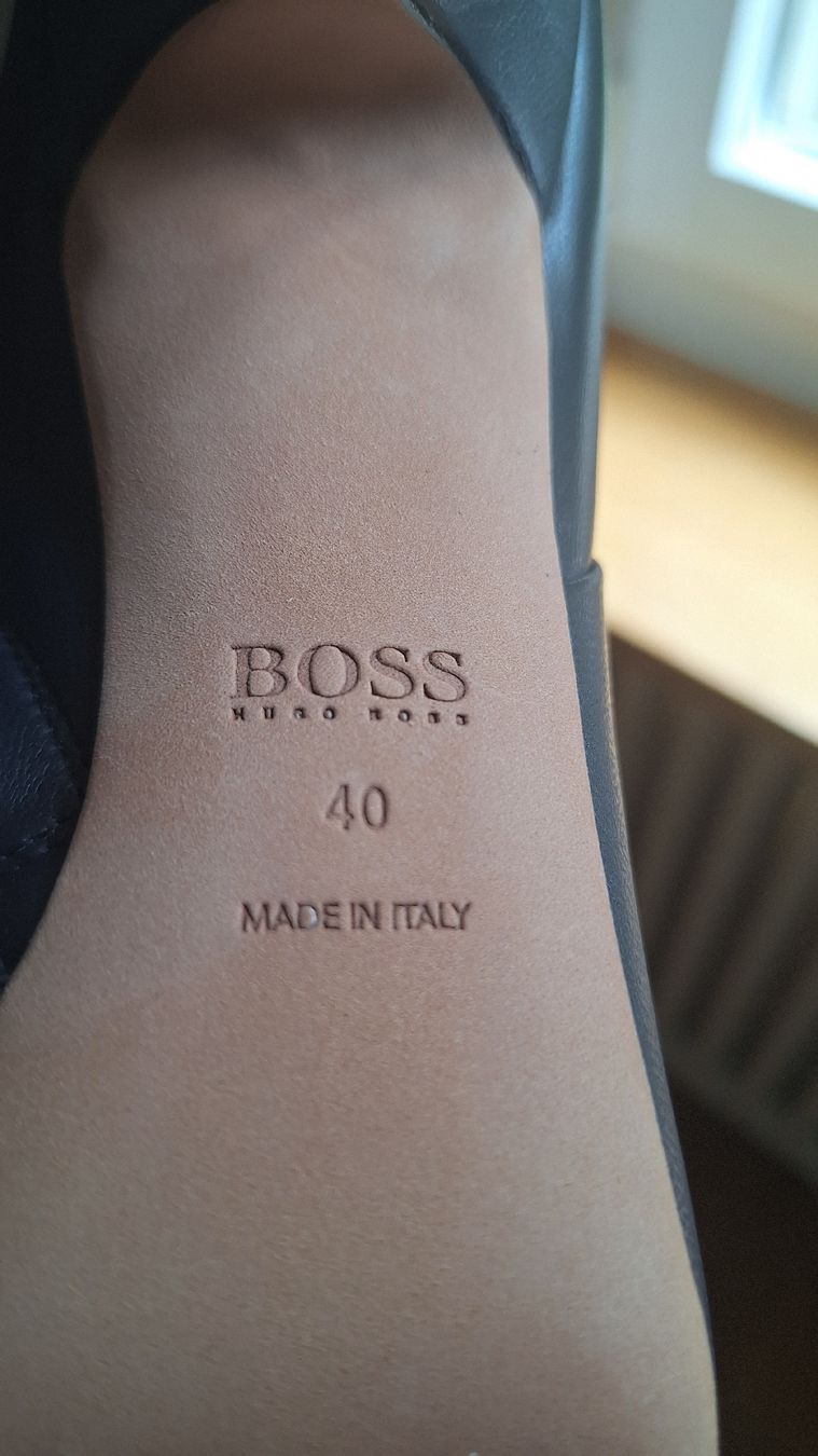 Hugo Boss Damenschuhe: Hugo Boss blau Leder Stiffel, Gr.40 – Neu (gemäss Beschreibung) aus Basel von ueppig 5