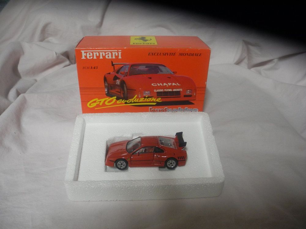 Ferrari GTO Evoluzione Jouef 1/43 - Modèle Réduit Occasion - Bon état Avec Boîte