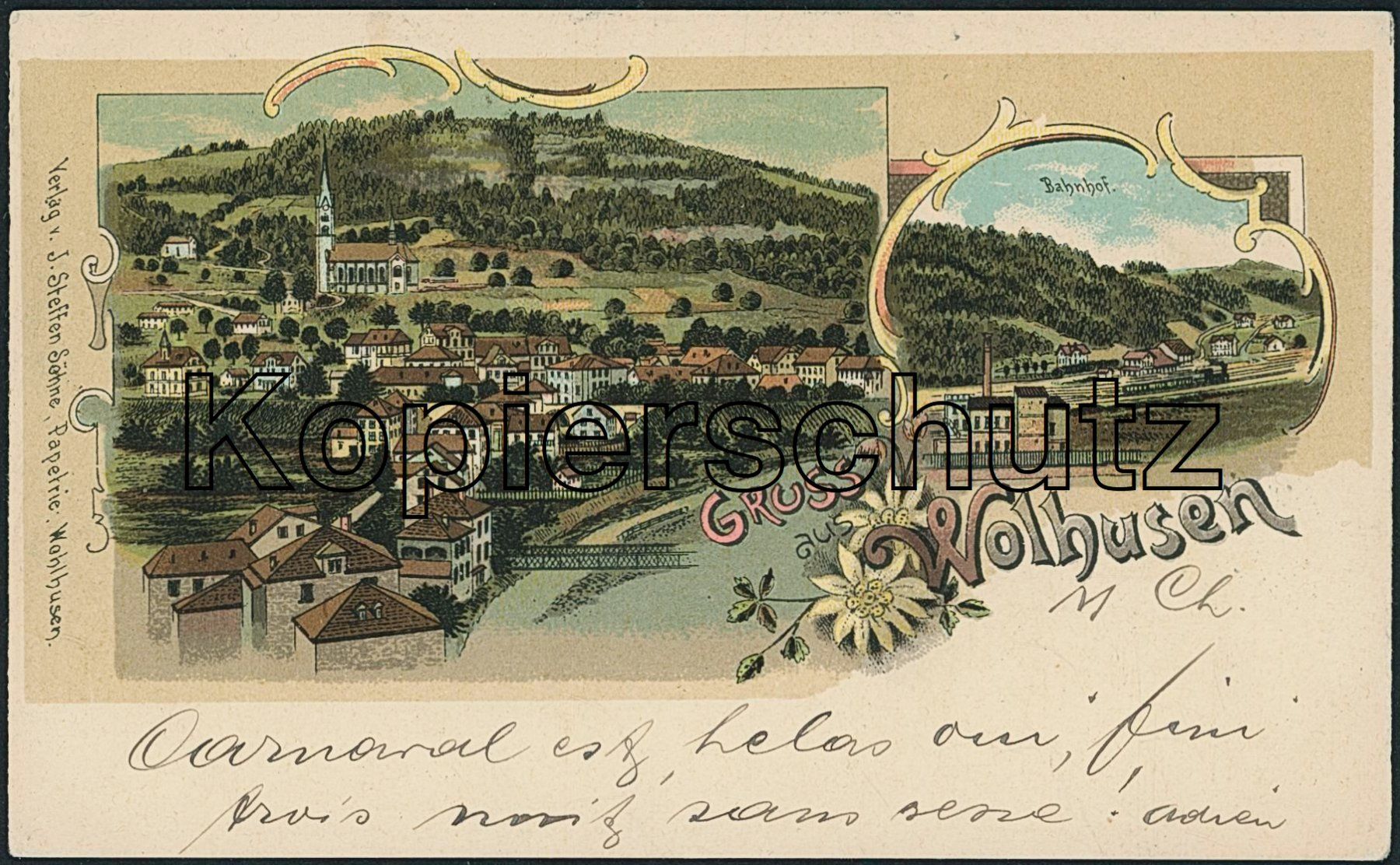 Cartoline postali: LU Wolhusen - Litho – Usato da Schindellegi venduto da leecollect