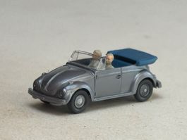 VE1- Wiking VW Käfer Cabrio silbern