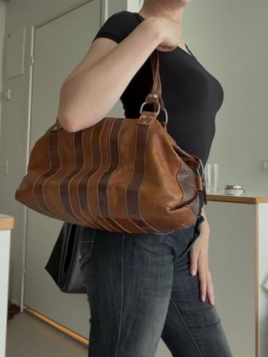Borse da donna: Tasche Leder braun Damen Handtasche  – Usato da Basel venduto da Lara0104 2
