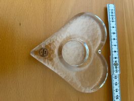 TEELICHTHALTER  HERZ  von Glasi Hergiswil