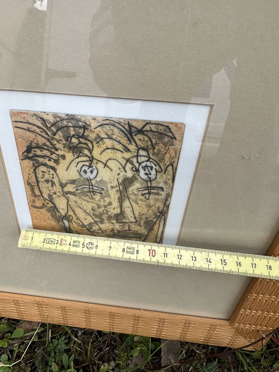 Incisioni: Gravure originale encadrée, artiste suisse – Usato da Lausanne venduto da artnouveau04 2
