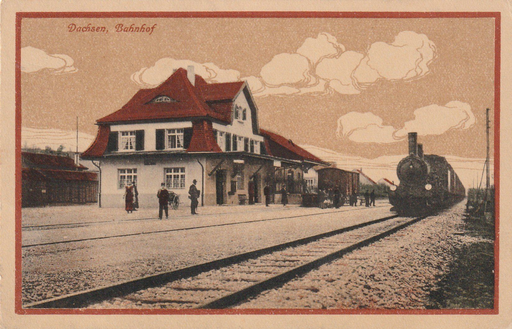 Ansichtskarten: Dachsen Bahnhof – Gebraucht aus Rorschacherberg von fratovi2