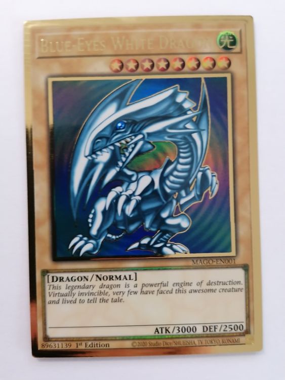 BlueEyes White Dragon gold rare MAGO (EN) Kaufen auf Ricardo