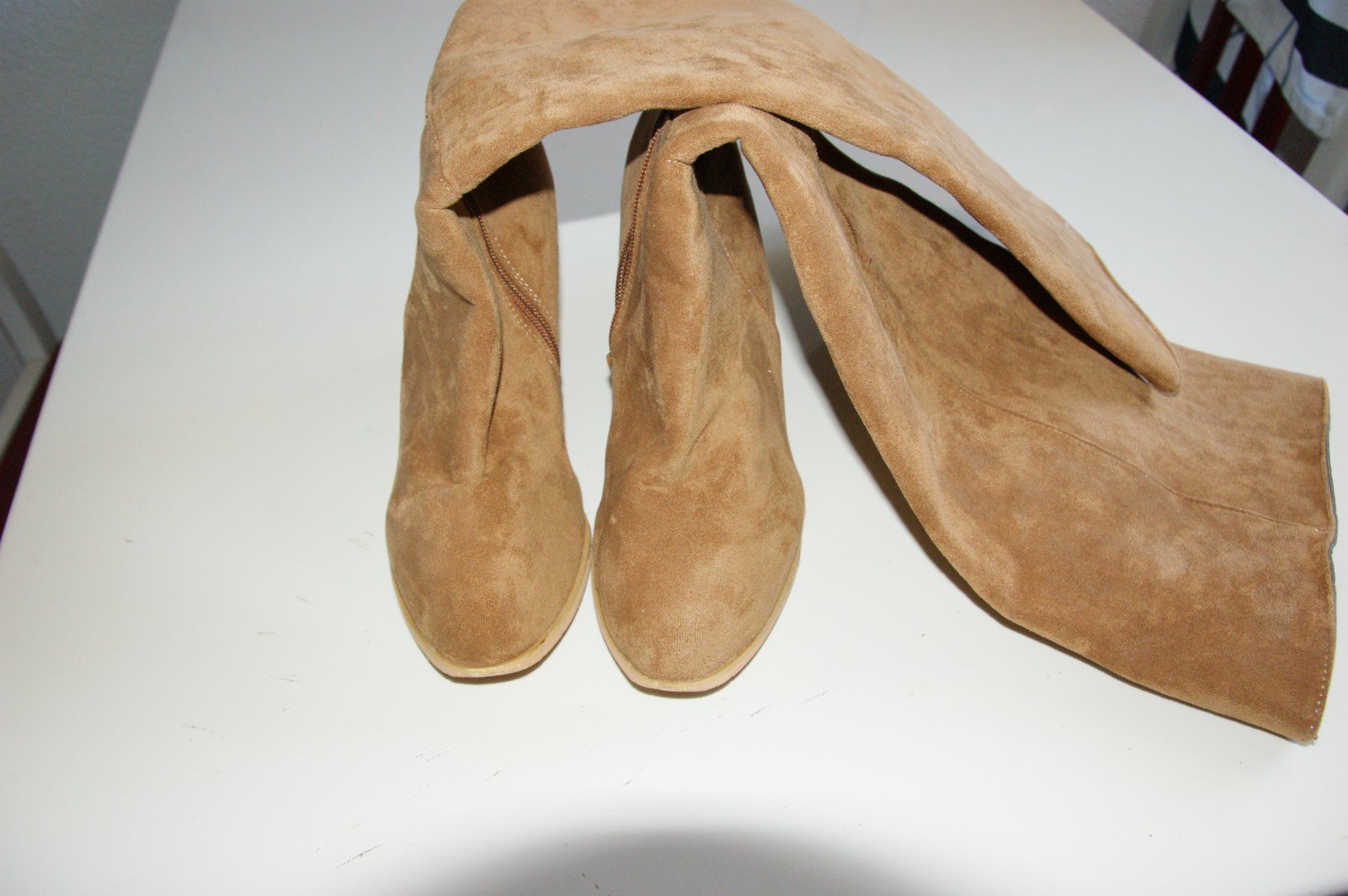 Damenschuhe: Bottes beige – Gebraucht aus Le Locle von travcowboy 2