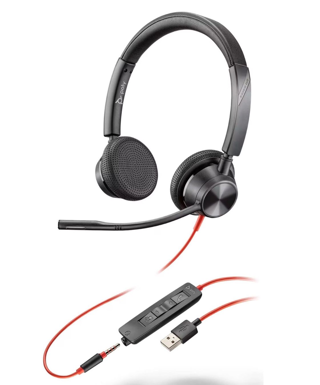 Plantronics Kopfhörer: Headset - POLY Blackwire 3325 USB-A – Neu und originalverpackt aus Emmen von Highlife_Technik 2