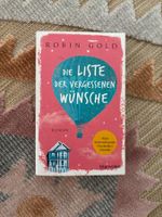 Neuwertig "Die Liste der vergessenen Wünsche" Roman (Gold)