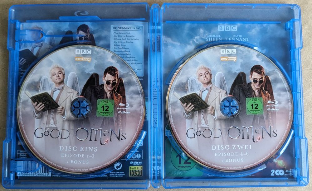 Good Omens Staffel 1 Bluray Kaufen auf Ricardo
