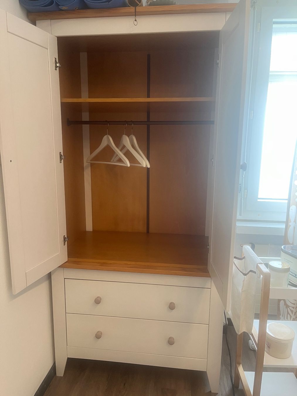 Armadi: Weisser Kleiderschrank Holz – Usato da Davos Wiesen venduto da Roseli21 4