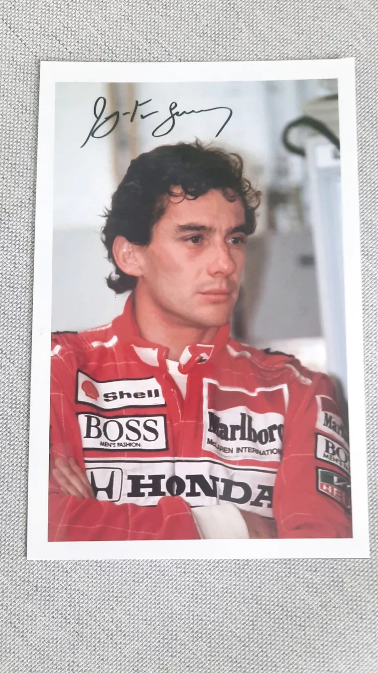 Autografi: Autogramm Ayrton Senna – Usato da Schmerikon venduto da Olympia04