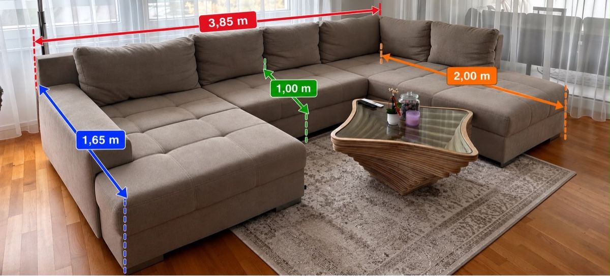Sofas: Wohnlandschaft in Beige, U-Form – Gebraucht aus Herisau von tob_7x57 1