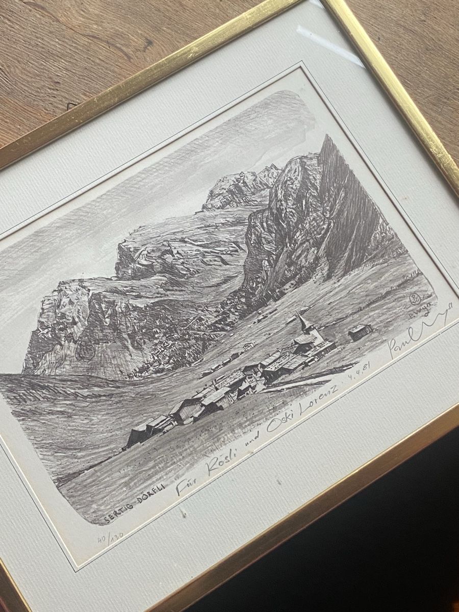 Arts picturaux & lithographies: P.Wyss Lithografie – D'occasion à Hausen am Albis par CinziaR