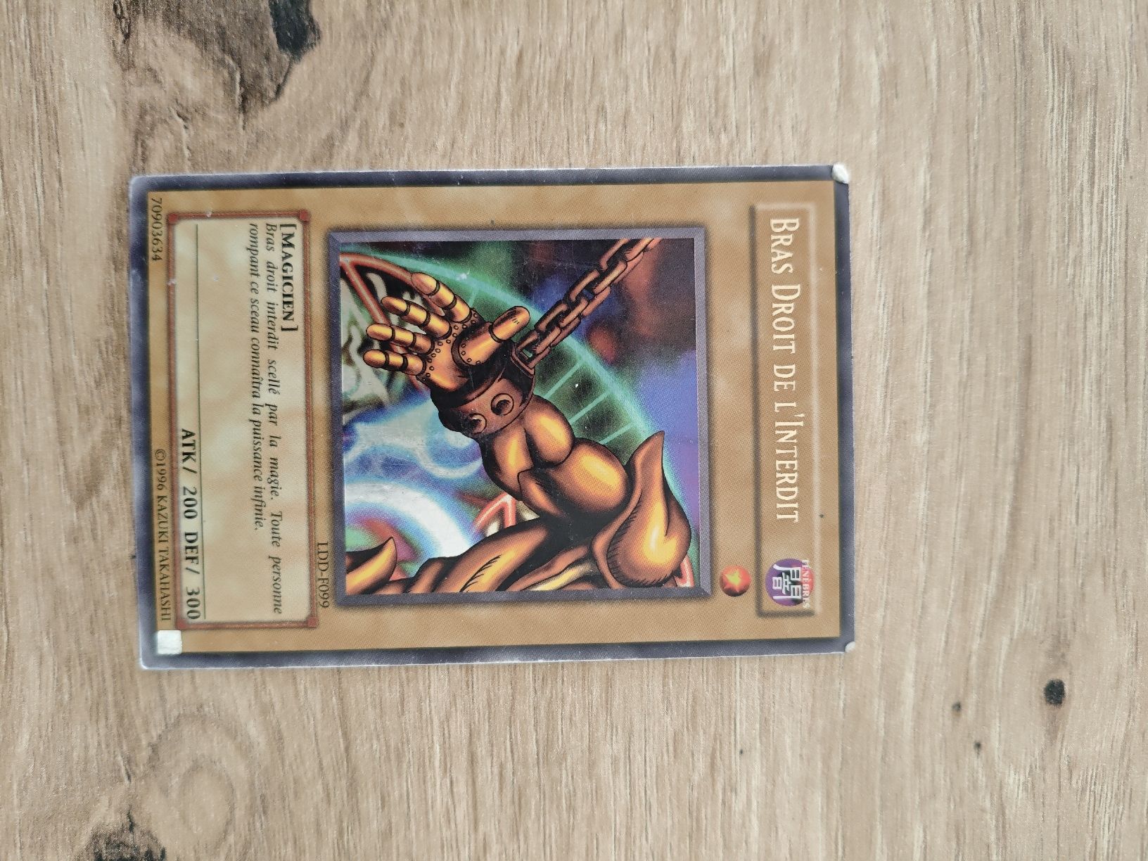 Yugioh Carte collezionabili: Yu Gi Oh / Bras Droit De L'Interdit – Usato da Develier venduto da Ant_ckl5