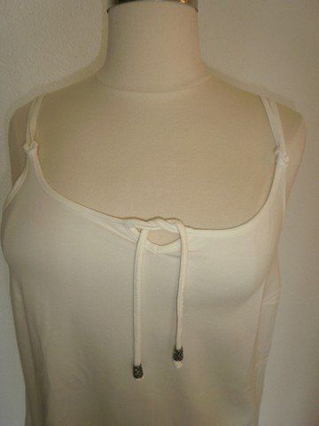 Tops: Top spaghetti blanc T. 44 et 46 – Neu (gemäss Beschreibung) aus Marin-Epagnier von Madja 1