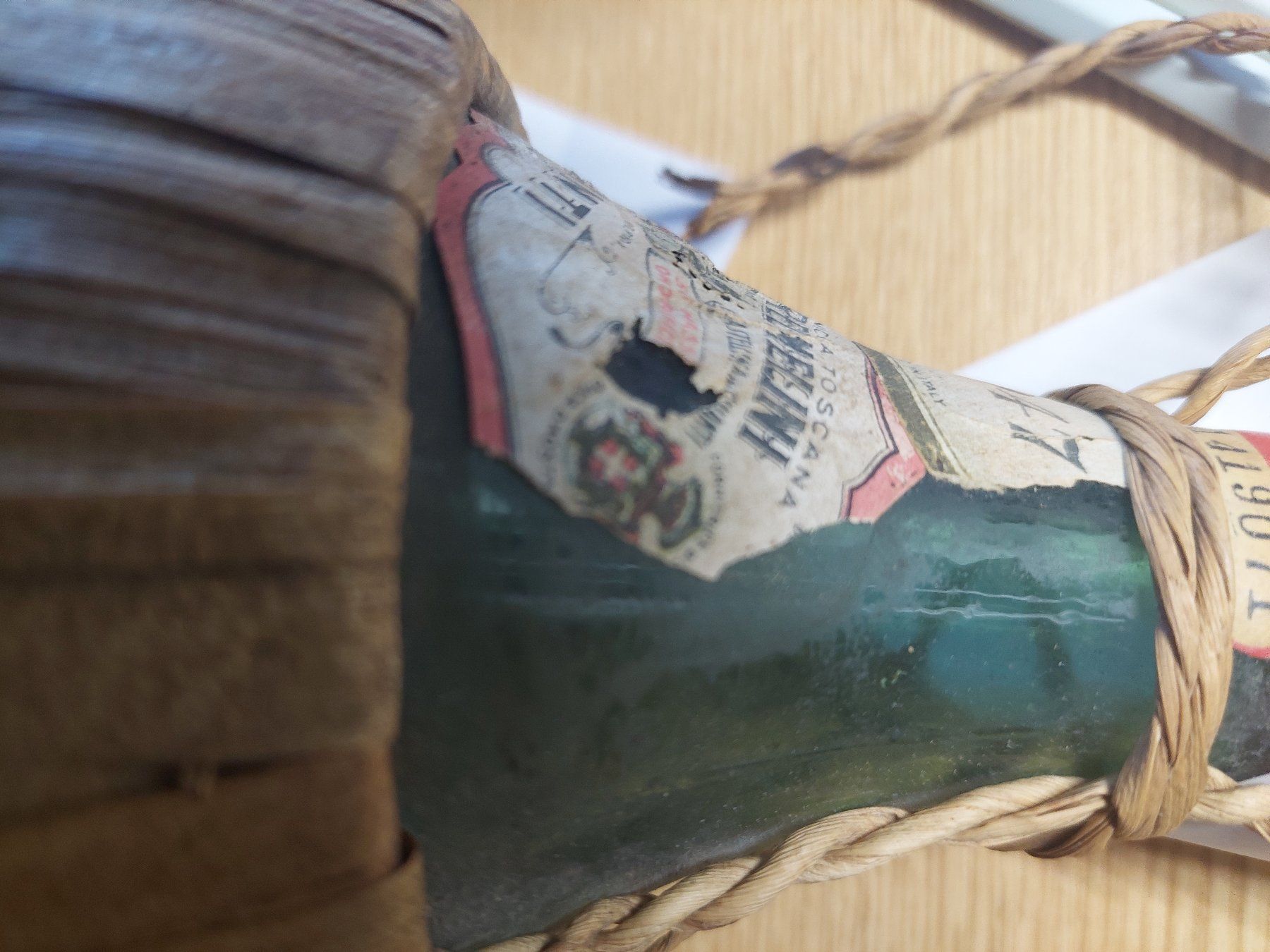 Bottiglie: Chianti Wein Flasche 1947 mit Strohkorb – Usato da Veltheim AG venduto da fredy_richner 8