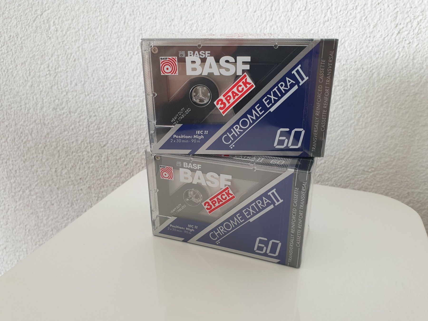 Kompaktkassetten: 6x BASF Kassetten Chrome Extra II 60 min OVP – Neu und originalverpackt aus Obfelden von Masme 4