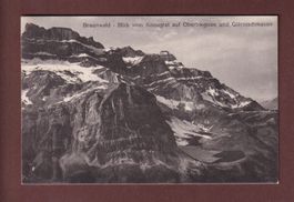 BRAUNWALD - Oberblegisee - Glärnischmassiv - 1914 Bahnpost
