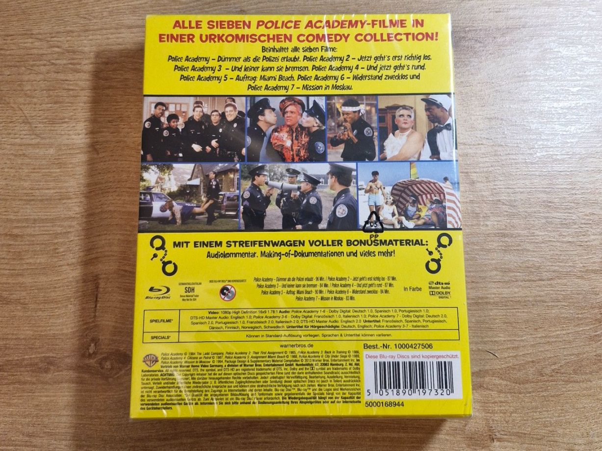 Tutti i DVDs: Police Academy - Complete Collection NEU OVP Bluray – Nuovo e nell'imballaggio originale da Pfungen venduto da Whitie 1