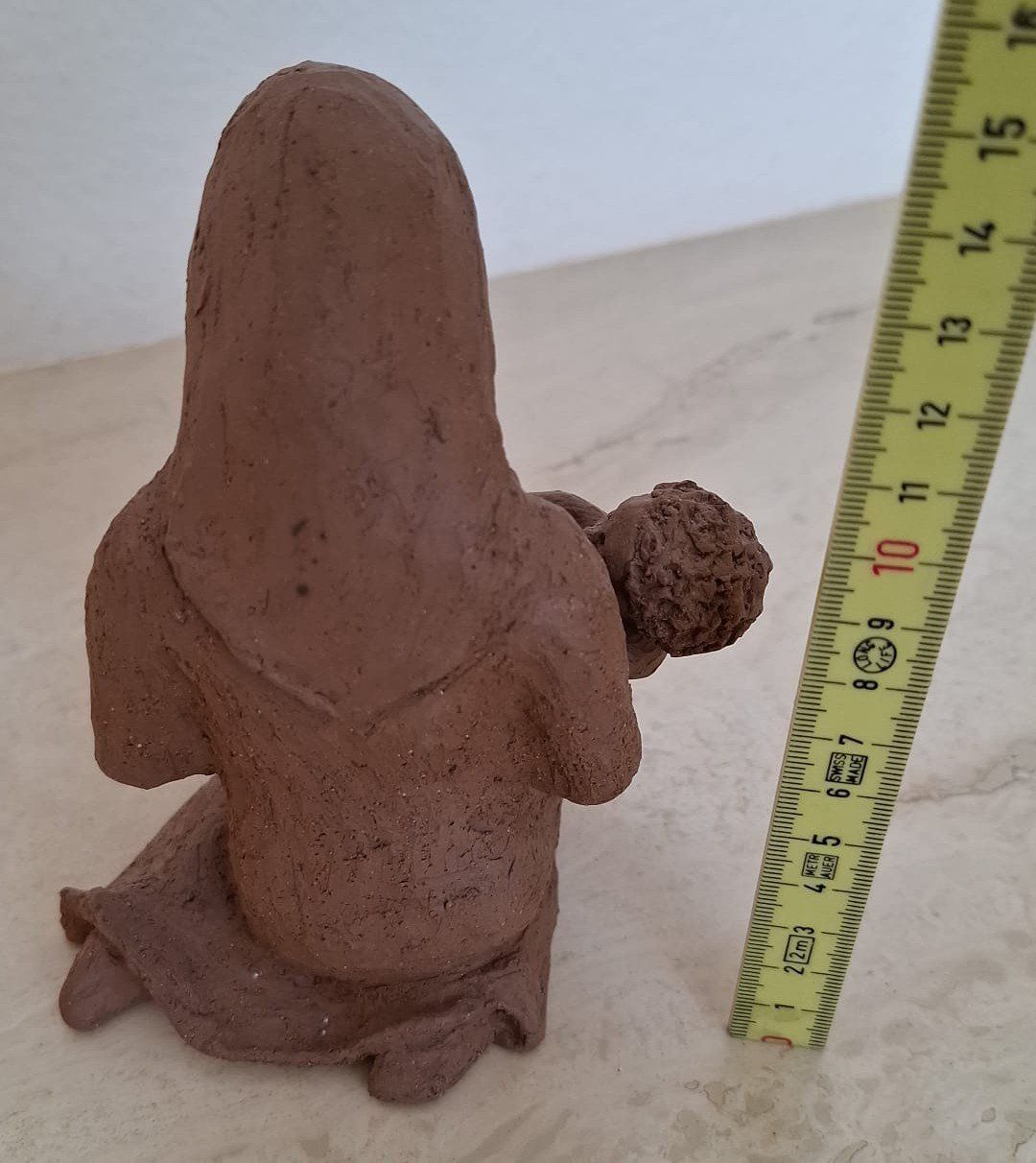 Sculture & Statue: Tonfigur Mutter mit Kind handgefertigt – Usato da Wettingen venduto da huitzilopostli 3