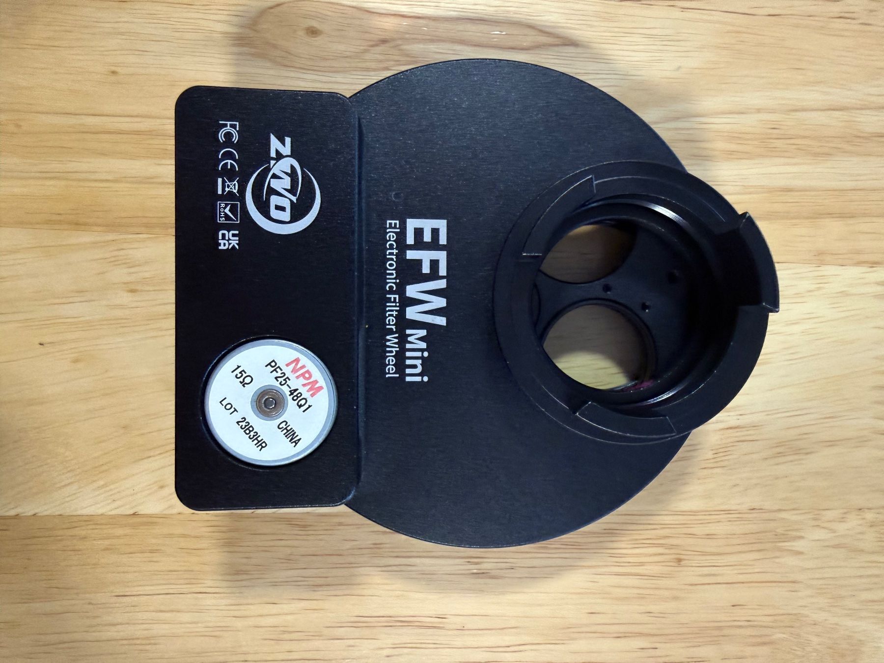 Zwo Telescopi: ZWO Filter Wheel inkl. 7 Filtern – Usato da Neftenbach venduto da GabrielAckermann 1