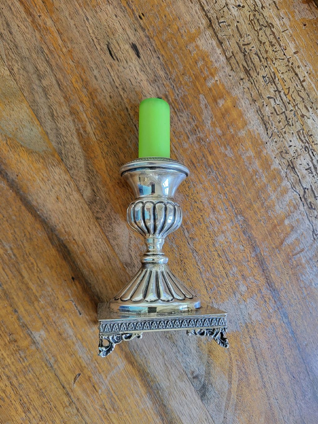 Portacandele: Kerzenständer Silber Antik – Usato da Schaffhausen venduto da Bobi013 2
