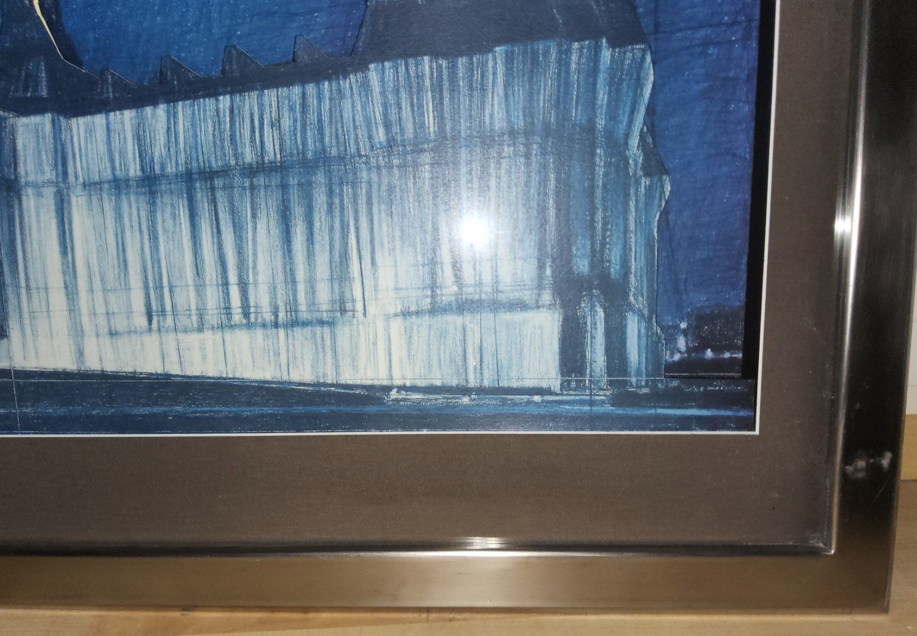 Gemälde: Grosse CHRISTO 3D-Collage - WRAPPED REICHSTAG 1993 – Gebraucht aus Thalwil von freespirit-kev 4