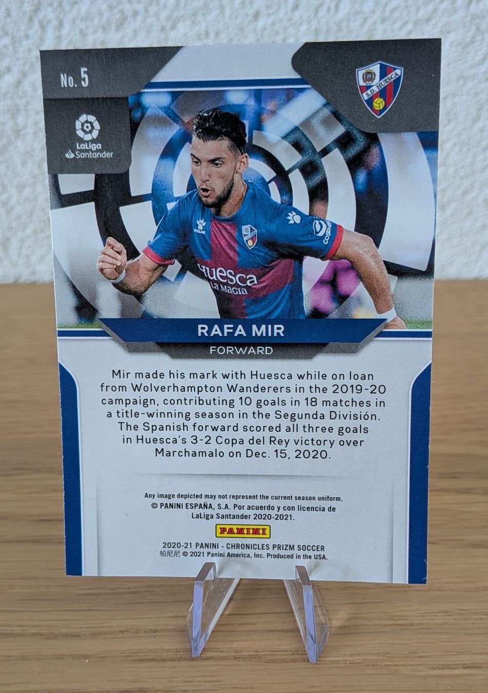 Panini Carte collezionabili: Rafa Mir SD Huesca - Panini Prizm 20-21 – Nuovo (secondo la descrizione) da Riddes venduto da marioCro16 1