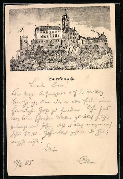 Entiers postaux: Vorläufer-Lithographie Ganzsache PP 6 F – D'occasion à Berlin par bartko-reher
