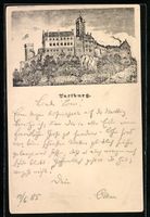 Vorläufer-Lithographie Ganzsache PP 6 F